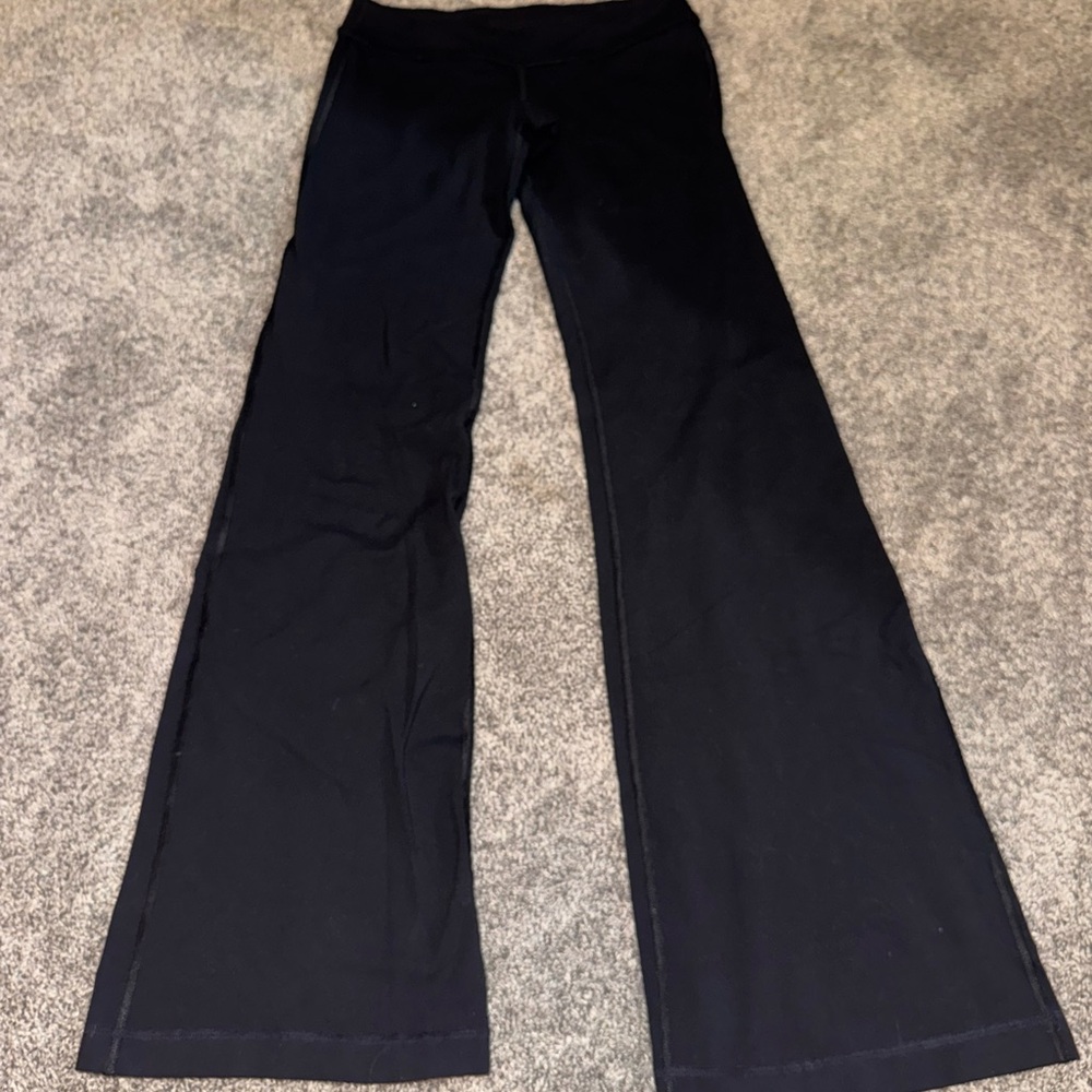 lululemon athletica Black Flared Leggings